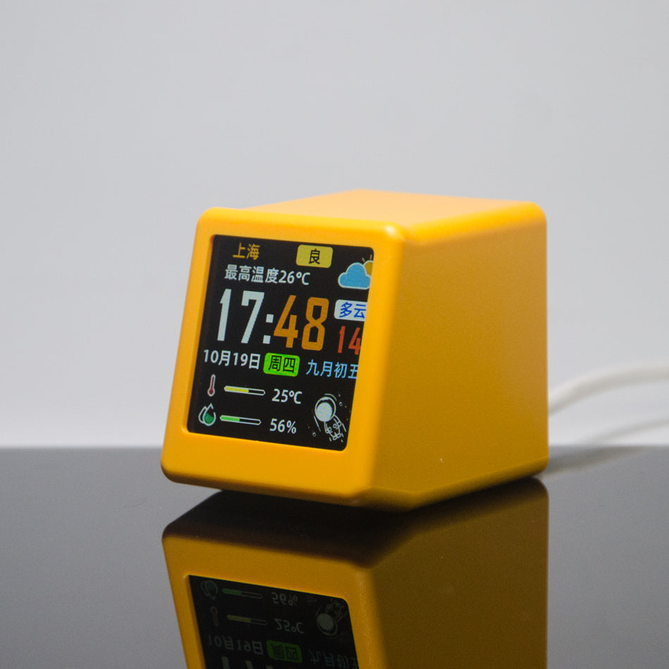 Weather Alarm Clock Color Screen Temperature And Humidity Weather Station