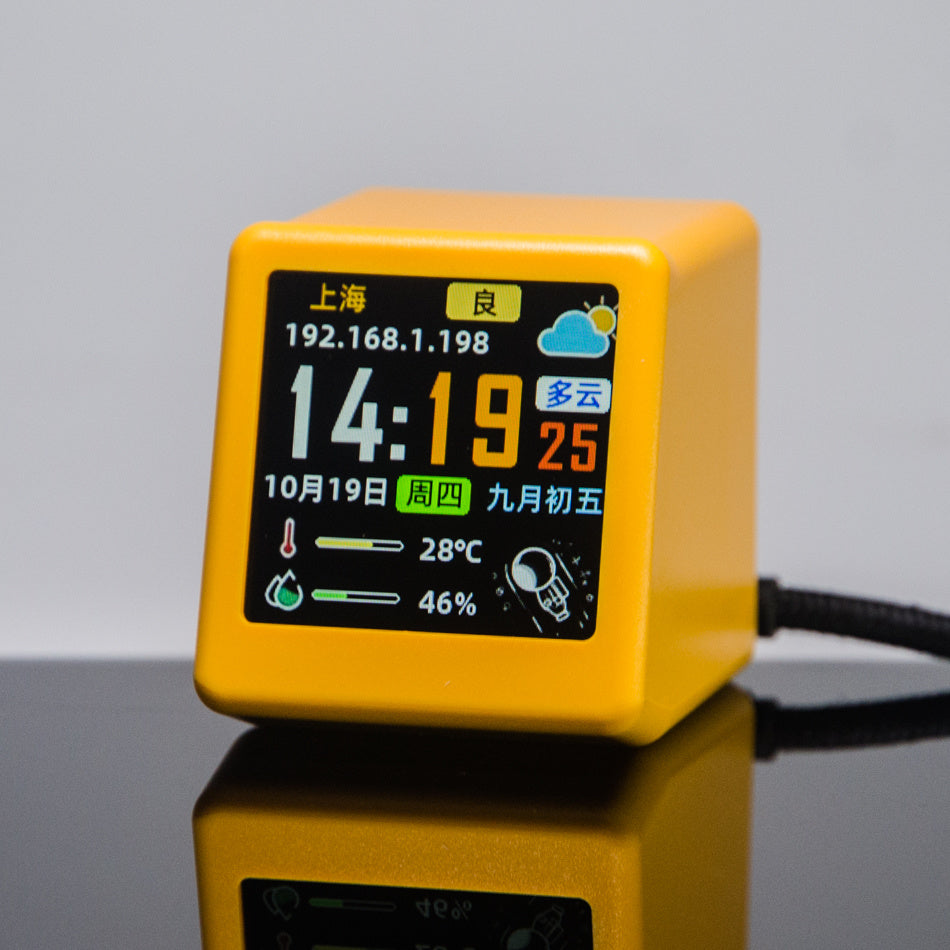 Weather Alarm Clock Color Screen Temperature And Humidity Weather Station