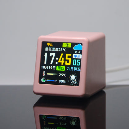 Weather Alarm Clock Color Screen Temperature And Humidity Weather Station