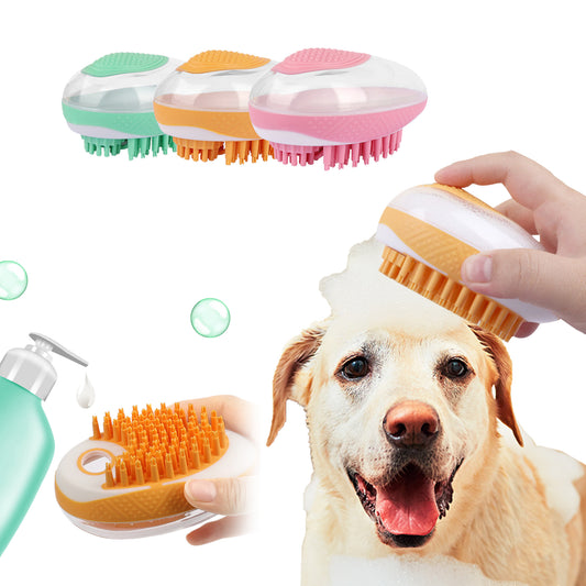 2-in-1 Pet Bath Brush Massage Comb